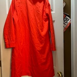 Ooze dress size small, orange